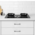 thumbnail image 5 of HDJNal 2 Pcs Aluminum Alloy Furniture Cabinet knob, Gray Kitchen Cabinet Hardware Handle, Fashion & Durable, for Dresser Drawers, Cabinets, Cupboards, Wardrobes,96mm, 5 of 7