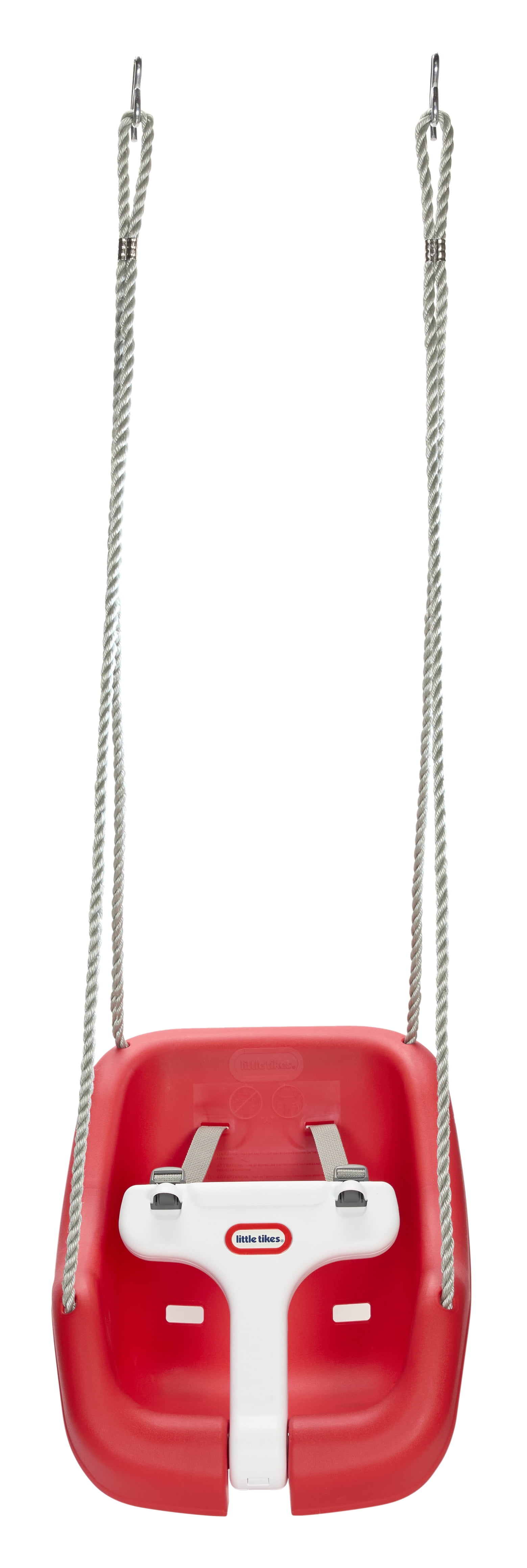 Little Tikes 2-in-1 Snug 'n Secure T Bar Swing- Red, Baby and Toddlers Ages 9 Months - 4 Years