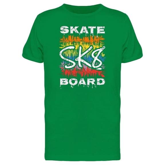 Colorful Sk8 Graffiti Tee Men's -Image by Shutterstock