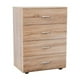 thumbnail image 1 of Cómoda Cajonera Top Living Minimalista Estilo Madera Roble, 1 of 7