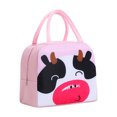 thumbnail image 1 of Bolsa de almuerzo de aislamiento grande portátil Bolsa de asas de enfriador Vaca Sunnimix Bolsas de contenedor de almuerzo fresco, 1 of 8
