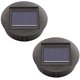 thumbnail image 1 of 2 piezas de reemplazo de luces solares con LED, panel solar, cubierta de repuesto, iluminación exterior, decoración de jardín TUNC Sencillez, 1 of 5