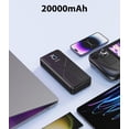 thumbnail image 7 of Portable Power Bank Compatible with Steam Deck, 20000mAh Detachable External Battery Pack 45W Fast Charging for Steam Deck, MacBook, iPad, Dell, HP, Notebook, Samsung, iPhone, Switch and More, 7 of 7