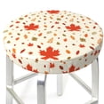 thumbnail image 3 of Bingfone A Simple Autumn Padded Round Bar Stool Cover Cushion with Elastic Fabric Round Chair Seat - A Simple Autumn, 3 of 7