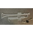 thumbnail image 4 of Trumpet Neon Sign, Musical Instrument Class Store Wall Art, 4 of 4