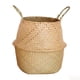 thumbnail image 3 of Maceta de estilo nórdico, cesta de paja tejida, suministros para el hogar, cesta de almacenamiento de paja, cesta de flores de paja plegable, 3 of 6