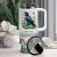 thumbnail image 2 of Red-winged Blackbird Lover Personalized Tumbler 40oz – Custom Stainless Travel Mug with Straw and Handle – Cute Animal Gift for Women Girls Birthday Christmas, 2 of 6