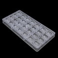 thumbnail image 2 of Toystoory Molde de chocolate Jooan, molde de decoración de postres de plástico transparente para hornear dulces de galletas y cupcakes Herramientas y accesorios para hornear No.20 Toystoory HA003626-20, 2 of 6