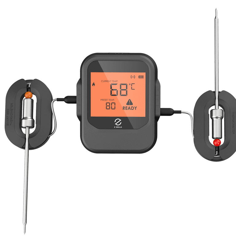 Waterproof 2 in 1 Bluetooth Wireless Smart Grill Thermometer with Build-in  BBQ Ambient Probe and 2 Extra Food Probes - China 2 in 1 Thermometer,  Waterproof Grill Thermometer