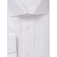 thumbnail image 4 of Christopher Morris Mens 100% Cotton Solid White Non-Iron Classic Fit Dress Shirt, 4 of 4