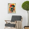 thumbnail image 2 of Abstract Colourful Pop Art People Art Print Framed Poster Wall Decor 12x16 inch, 2 of 5
