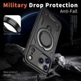 thumbnail image 3 of MYKOMI Magnetic Case for iPhone 17 Pro Max,Military Grade Protection Heavy Duty Shockproof with Rotating Ring Kickstand Case Cover for iPhone 17 Pro Max, 3 of 6