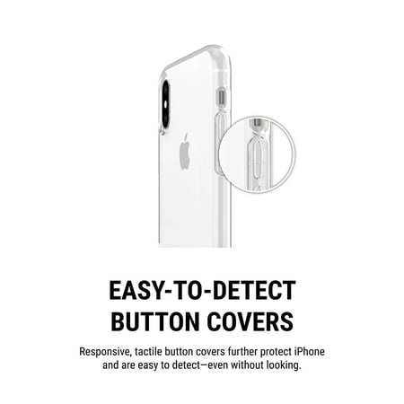 Incipio - NGP Flexible Shock Absorbent Case for Apple® iPhone® X and XS - Clear