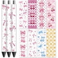 thumbnail image 1 of Calcomanías adhesivas de transferencia UV DTF para bolígrafos - 48 piezas, resistentes al agua, con impresión HD, para bolígrafos personalizados, manualidades decorativas, regalos, 1 of 9