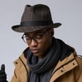 thumbnail image 3 of Durability Men's Hat Vintage Styles English Gentleman Hat Warm Lining Hat, 3 of 14