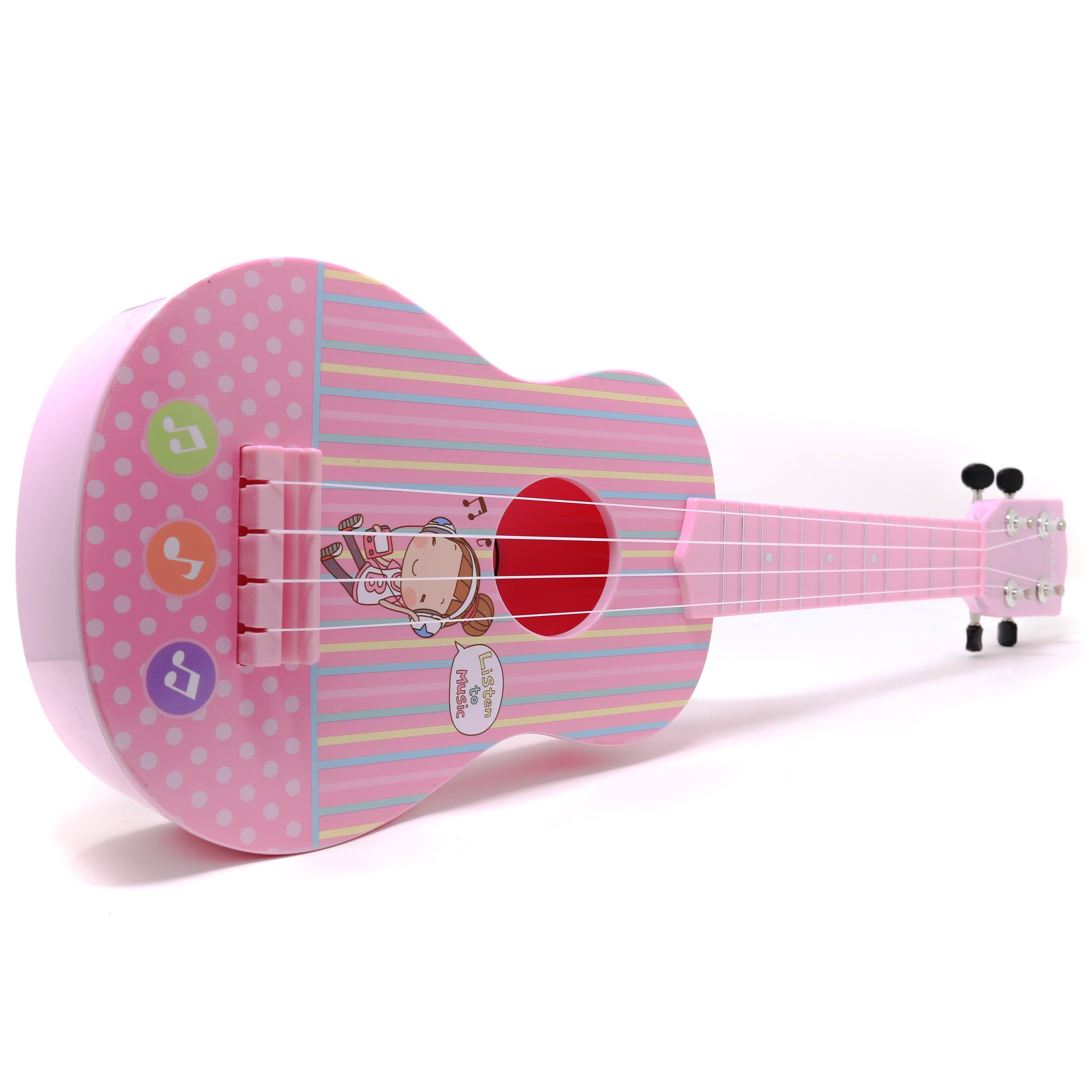 Retailery Toy Soprano Ukulele, 21 Inch, 4 String, Pink