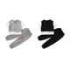 thumbnail image 4 of Jumpingount Conjunto de ropa de verano para niñas y adolescentes de 2 piezas, camiseta de empalme de estilo informal, pantalones atados a los conjuntos de ropa Gris 170cm, 4 of 6