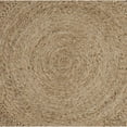 thumbnail image 2 of LR Resources NATUR12034GRY40RD 4 ft. Natural Jute Round Area Rug, Gray, 2 of 2