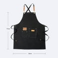 thumbnail image 7 of Travelwant Chef Apron, Canvas Cross Back Apron for Women Men, Waterdrop Resistant Apron with Adjustable Strap and Large Pockets, 7 of 7