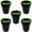 Black, variant on 5PCS Car Glow in the Dark Butt Bucket Ashtray, Portable Self-Extinguishing Smokeless Auto Cup Ash Holder with Lid, Mini Smellproof Cigarette Trash Accessories for Home Truck Office