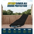 thumbnail image 7 of Push Lawn Mower Cover, Walk Behind Lawn Mower Covers Waterproof Heavy Duty, 600D Outdoor Push Mower Cover Universal with Storage Bag for Greenworks, EGO, Craftsman, Husqvarna, Honda and More, 7 of 7