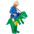 thumbnail image 4 of Disfraz inflable de dinosaurio para niños y adultos, disfraz de Mascota de Anime, para fiesta de Navidad, disfraces de Cosplay para niño y niña, 4 of 4