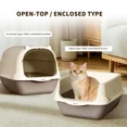 thumbnail image 2 of Lightweight Portable Cat Litter Box, Large Capacity Foldable Travel Litter Box for Travel, Foster & Outdoor Use, 2 of 7