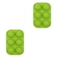 thumbnail image 3 of Naiovety 6 celdas media bola esfera 3D molde de pastel de silicona Muffin molde para hornear Chocolate Verde 2piezas Naiovety CBP155426, 3 of 6