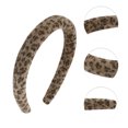 thumbnail image 3 of Unique Bargains 1 Pc Fashion Leopard Headbands for Women Brown, 3 of 6