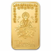 2025 1 oz Gold Bar - PAMP Suisse Diwali Lakshmi & Rangoli