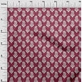 thumbnail image 3 of oneOone Cotton Cambric Red Fabric Block Craft Projects Decor Fabric Printed By The Yard 56 Inch Wide, 3 of 5