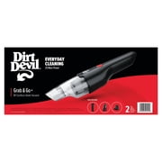 Dirt Devil Cordless Handheld Vacuum, 8V Grab & Go, For Car & Multi-surfaces, Powerful suction, Lightweight, Charging stand, BD30110V, Black