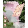 thumbnail image 5 of i-Blason Halo Case for iPad 9th/8th/7th Generation, iPad 10.2 (2021/2020/2019 Release), Slim Clear Protective Cases with Built-in Kickstand & Inner TPU Bumper (Windflower/Peach), 5 of 5