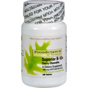 FoodScience of Vermont Sublingual B12 Cherry - 100 Tablets