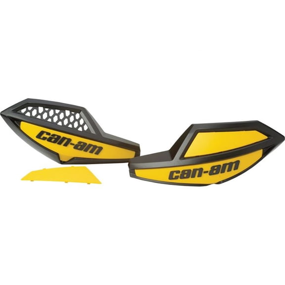 Can-Am 715000525 Black/Yellow ATV Handlebar Wind Deflector