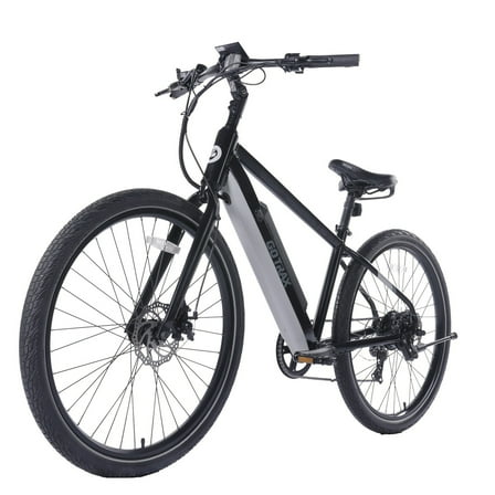 Gotrax Power-Assisted Bicycle,27.5" Wheel, 350W, Adult Electric Bike, Black