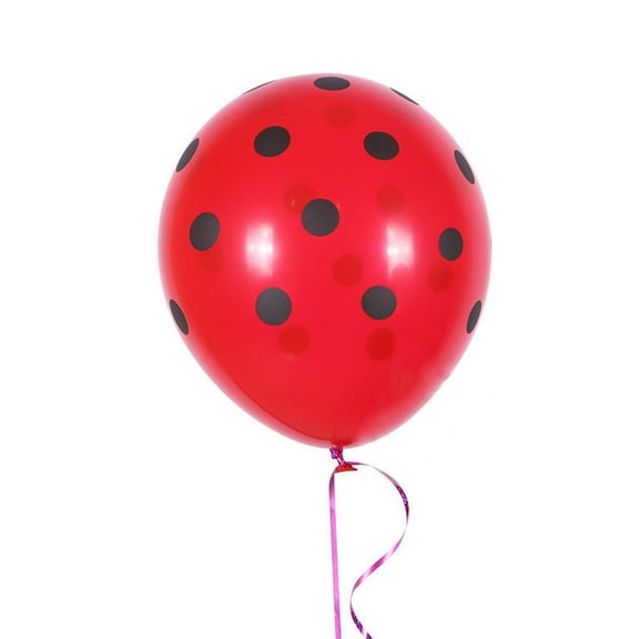 MLINS 100 Pcs Ladybug Balloon Air-tight Balloons 12inch Red
