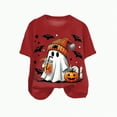 thumbnail image 4 of Towmus Halloween Shirts for Women Cute Ghost Fall Pumpkin T-Shirt Coffee Lover Graphic Tees Casual Short Sleeve Tops, 4 of 4