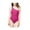 Pink - 594, variant on Aeropostale Womens Ribbed Bodysuit Jumpsuit, Pink, Juniors, Small
