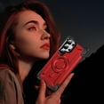 thumbnail image 7 of ELEHOLD for Samsung Galaxy S24 Ultra Case, Compatible with Mag safe Accessories, Strong Magnetic Military-Grade Drop Protection Invisible Kickstand Shockproof Protective Phone Case,Red, 7 of 7