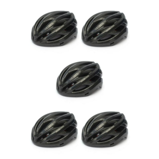 ZLight 22hole Bike Helmet for Protection Caps Portable Adjustable Men Women Riding Night Cycling Visors Safety Hat Black M 5Set