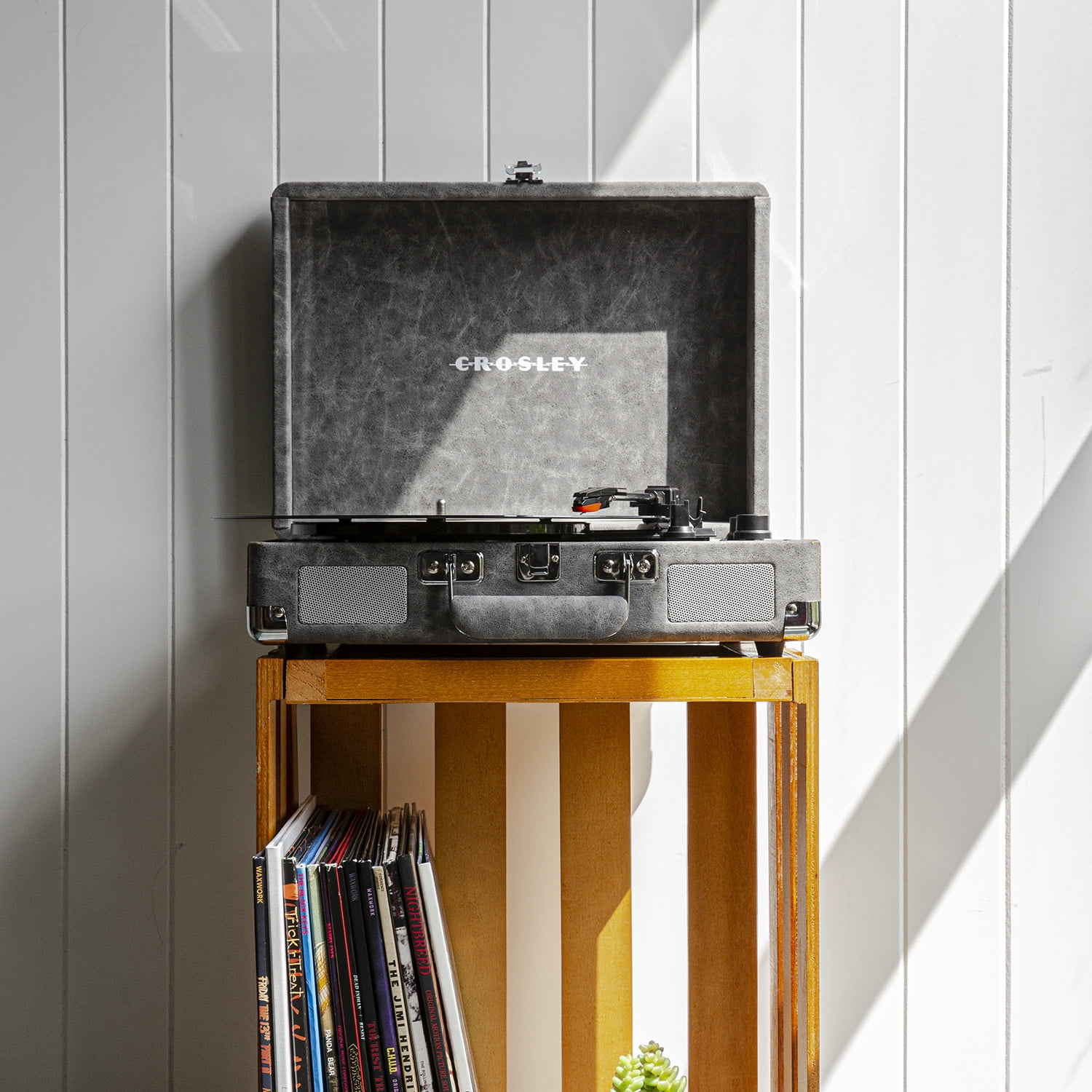 Crosley Cruiser Premium Vinyl Record Player with Speakers and Wireless Bluetooth - Audio Turntables