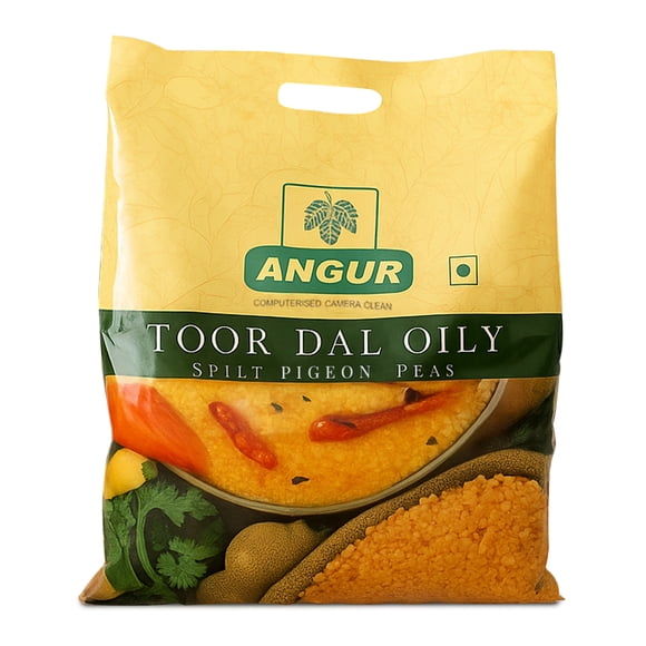 ANGUR Toor Dal Oily, Split Pigeon Peas, 10lb