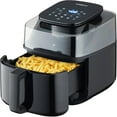 thumbnail image 1 of Toytexx Friteuse à Air Chaud 5,5 Qt, 1400W avec Fenêtre de Visualisation 180°, 8 Modes Préréglés, Écran Tactile LED, 1 of 5