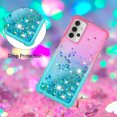 thumbnail image 4 of Funda para Samsung Galaxy A32 5G Transparente con Brillos Carcasa Protectora Antigolpes con Glitter Brillante, 4 of 5