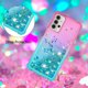thumbnail image 4 of Funda para Samsung Galaxy A32 5G Transparente con Brillos Carcasa Protectora Antigolpes con Glitter Brillante, 4 of 5