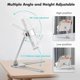 thumbnail image 3 of Book Stand,Cookbook Holder Desk Reading,Adjustable Height&Angle,Aluminum Alloy,Foldable&Portable,for Office,Kitchen,School,Kids&Adults Book,Recipe,Mag, 3 of 5