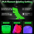 thumbnail image 4 of Filamento para impresora 3D SUNLU que brilla en la oscuridad, PLA, 1,75 mm, 1 kg, 4 of 9
