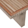 thumbnail image 5 of vidaXL 7 Piece Outdoor Dining Set with Cushions Poly Rattan Brown, 5 of 5