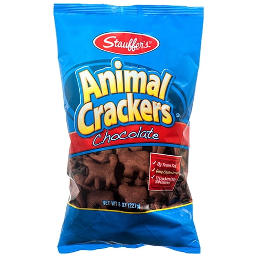 Stauffers Choc Animal Cookies 8 Oz Wholesale, (12 Pack)